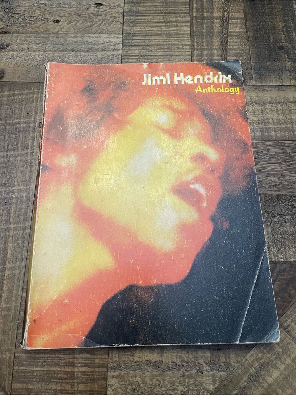 Vintage 1975 Jimi Hendrix Anthology Guitar Sheet Music Song Book w/ Photos